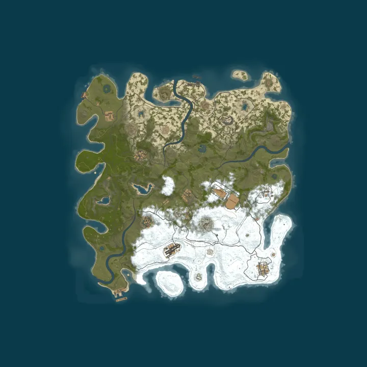 Map of IRS Rust | 2X PvE/PvP | 5 Max | Custom Drugs & Raids