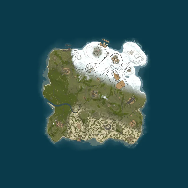 Map of WARBANDITS.GG SEA 3X |Solo/Duo/Trio|LootX3| JUST WIPED