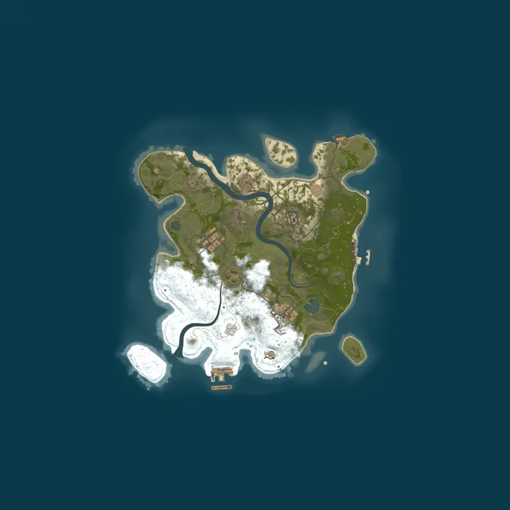 Map of UCloud Game Zone Rust Server
