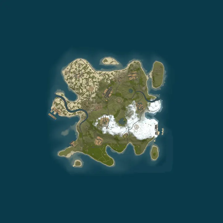 Map of UCloud Game Zone Rust Server