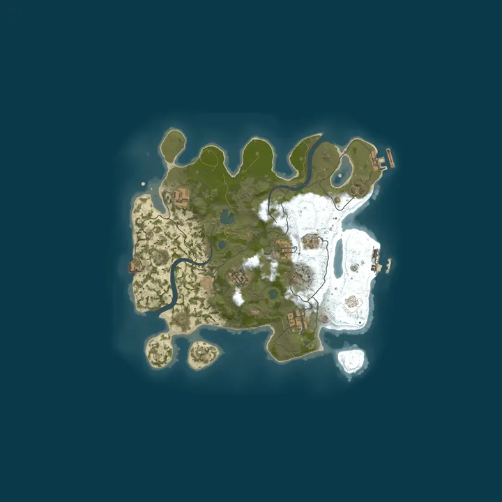 Map of UCloud Game Zone Rust Server