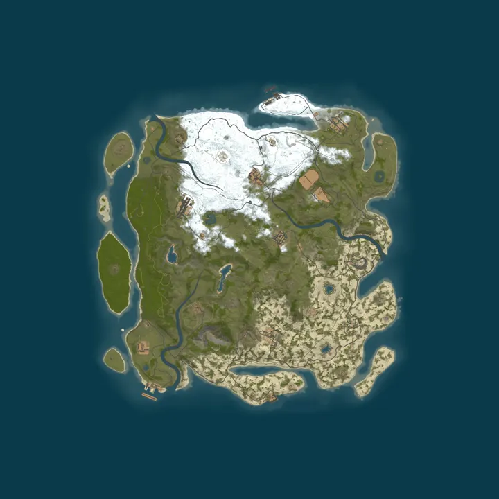 Map of CentrixNodes LLC Test Rust Server