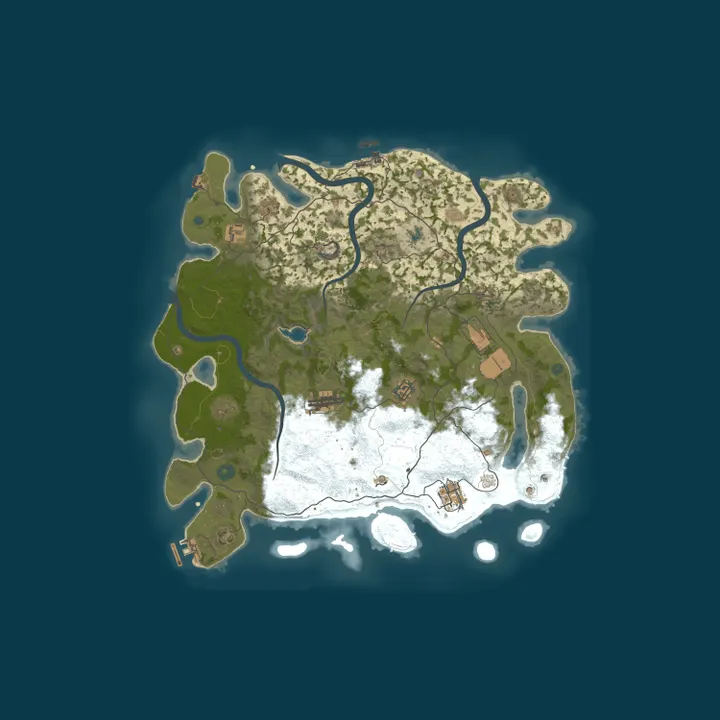 Map of BattleGrounds 5x No BPs Custom Buildsites Loot++|PvP|MyMini|Sho