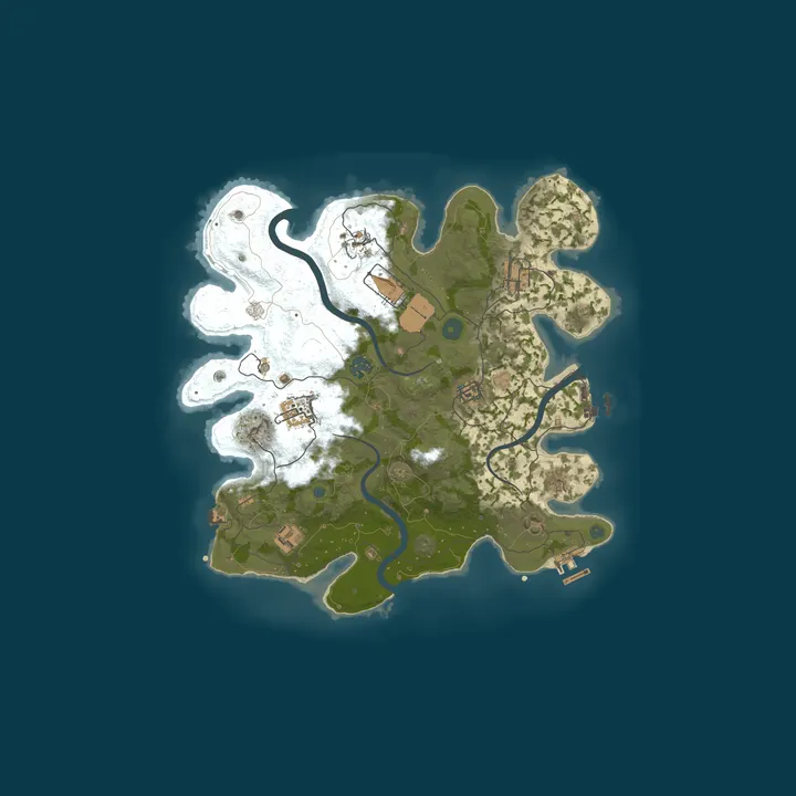 Map of BlackOut Rust [EU] x10 | Kits | TP | Homes | Active Admin
