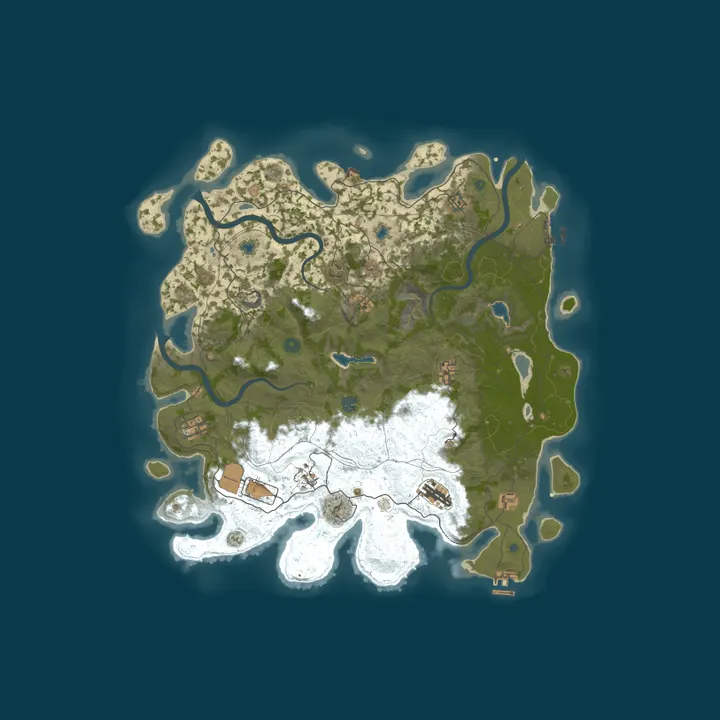 Map of [EU/GER/EN] OceanRust Trio/Quad|2x|Loot+|4.5k Map|Events|Offlin