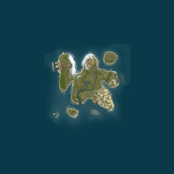 Map of Rust Server by nitrado.net