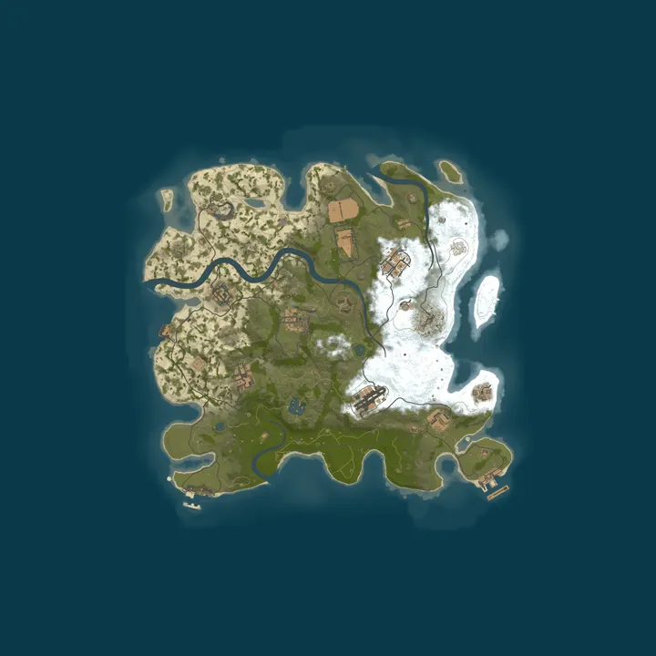 Map of Google Cloud Rust JP | 3X | 48H Upkeep