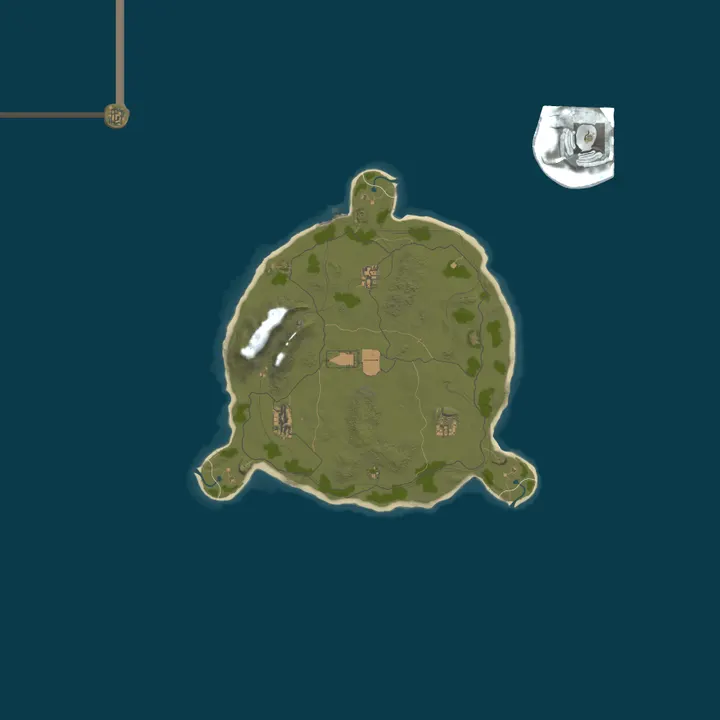 Map of RUST Server