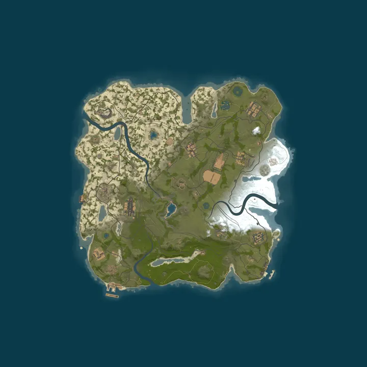 Map of HQM.GG AU 3x Monthly Solo/Duo/Trio/Quad - Skins - Pvp - ORP