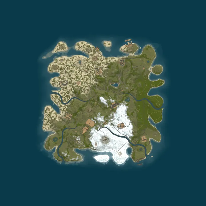 Map of ExiledServers.net - 2x Monthly