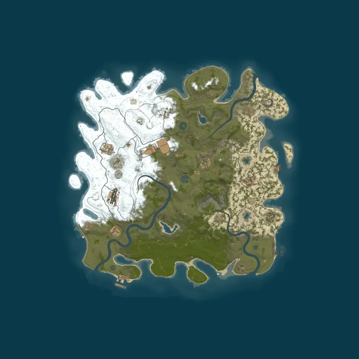 Map of BLACK | EU/RU | 2X | PVP | EVENTS