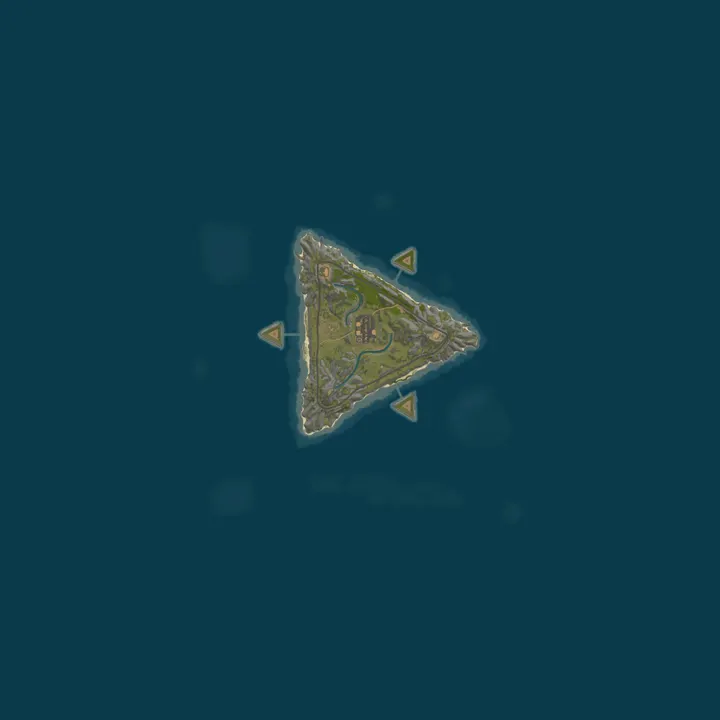 Map of RUSTY LAND | ONE GRID SERVER | SOLO DUO | JUST WIPED