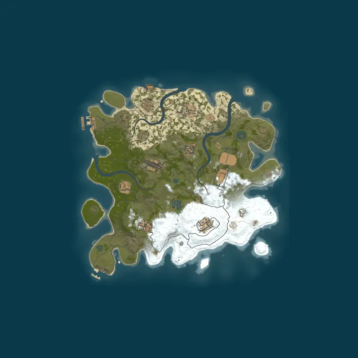 Map of [MFS] Lite PvE Server | (x1-x5) PVP Zone/RaidBase/Zombies