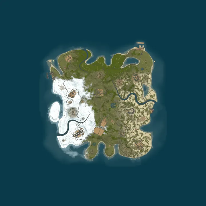 Map of A Rust Server
