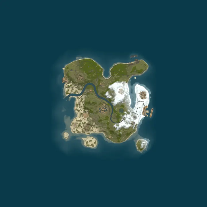 Map of US RaineyStreet 2x | 50% Upkeep | No BP Wipe