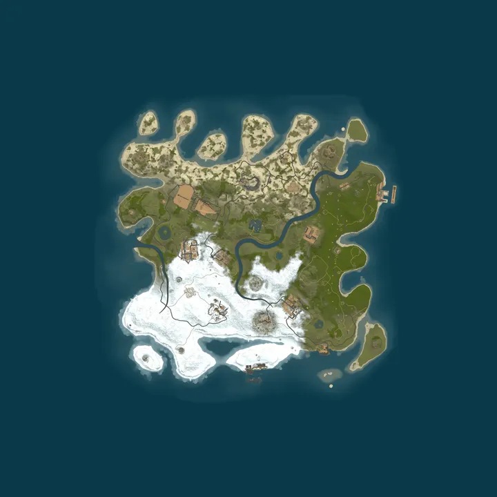 Map of Shenanigans Crew Server