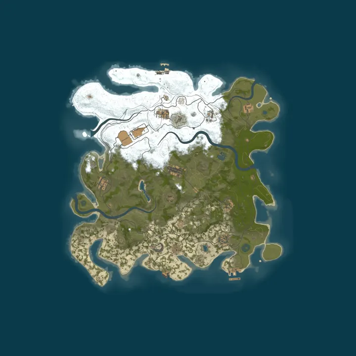 Map of IRON LAND