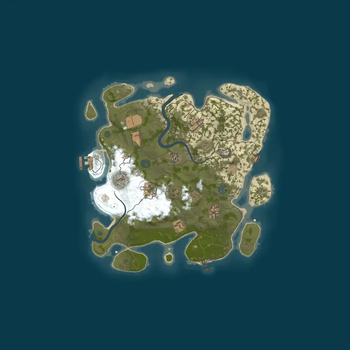 Map of [AU/NZ] TearBearGaming PvE  | 1000x|BP Unlocked