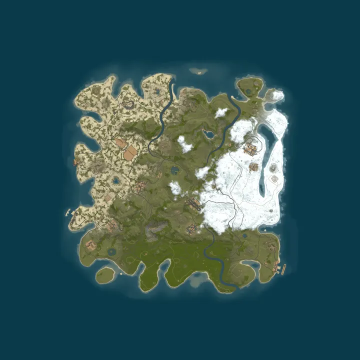 Map of Rusty Tux
