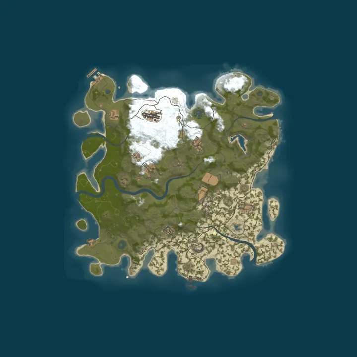 Map of Rust Server