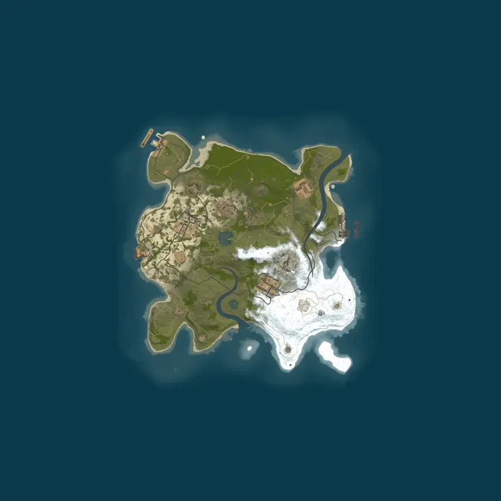 Map of [US|EU] Public Solo/Duo Server