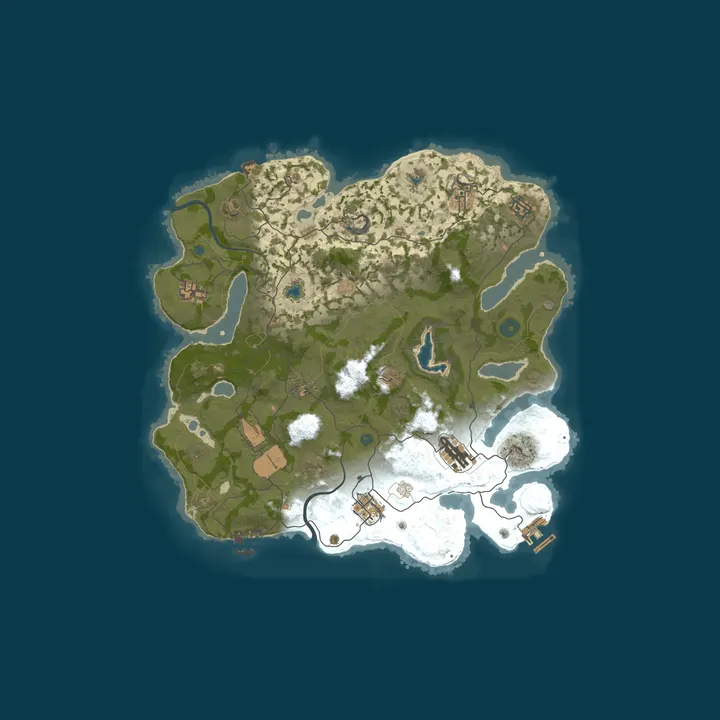 Map of DOPERUST.COM – 2X EU Solo Only [Vanilla+|Noob Friendly|Monthl