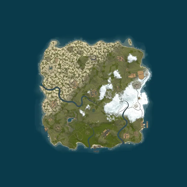 Map of RustForNoobs.com 2x Monthly EU | Solo/Duo | No BP Wipes x2|