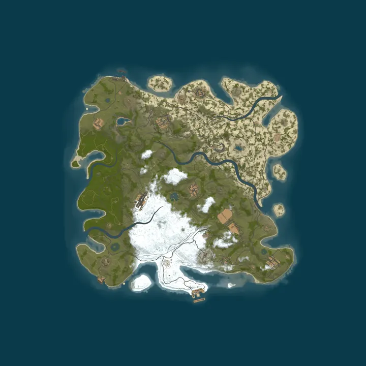 Map of BLOODSHED RUST X2 [Max 3] |No Tech Tree|Wipe 01.10