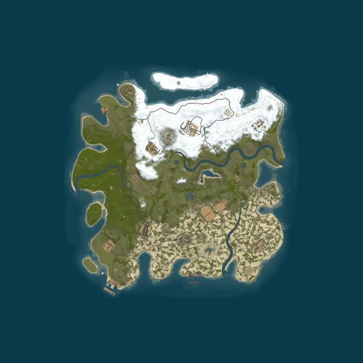 Map of [AU] Rust Aus PvE | Monthly | High Gather