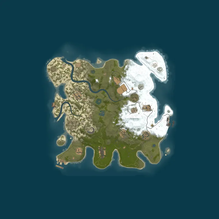 Map of Fox PvE SMALL 2X Vanilla+ FR|PT|ES|CH|CA|BE