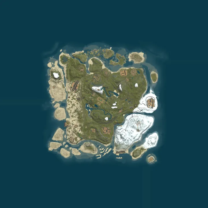 Map of The Fallen Ones | PvE | 5X | Raidable Bases
