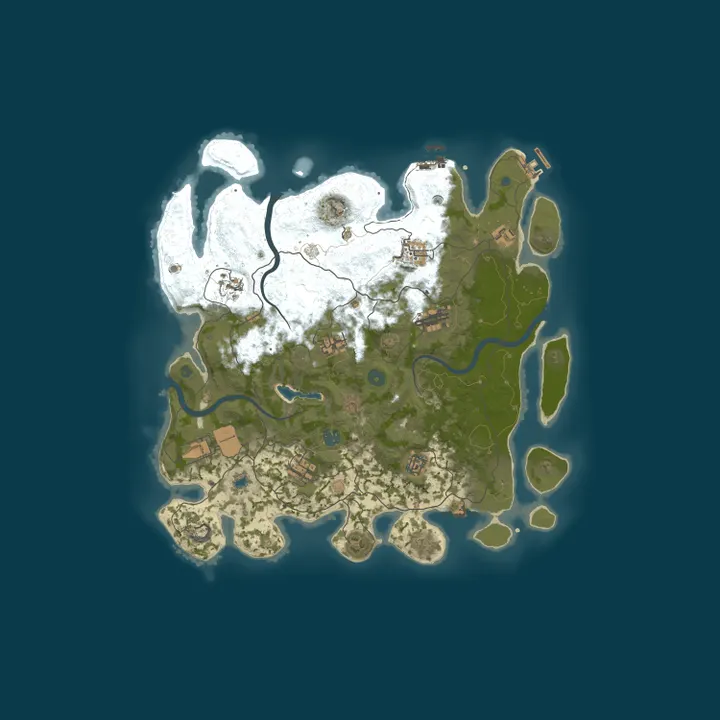 Map of Rusty Pickle | SOLO DUO TRIO | Biweekly | noobs | 50% upkeep