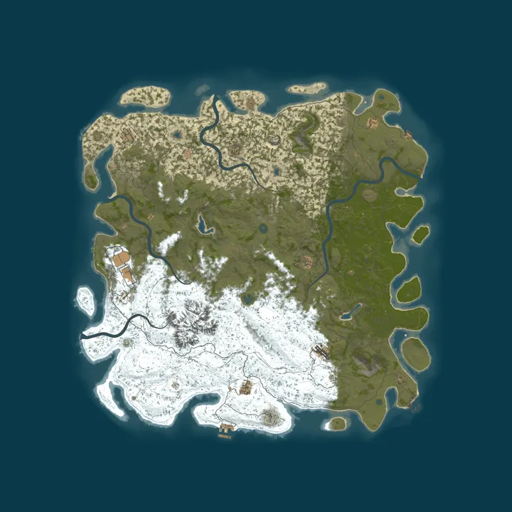 Map of My Untitled Rust Server