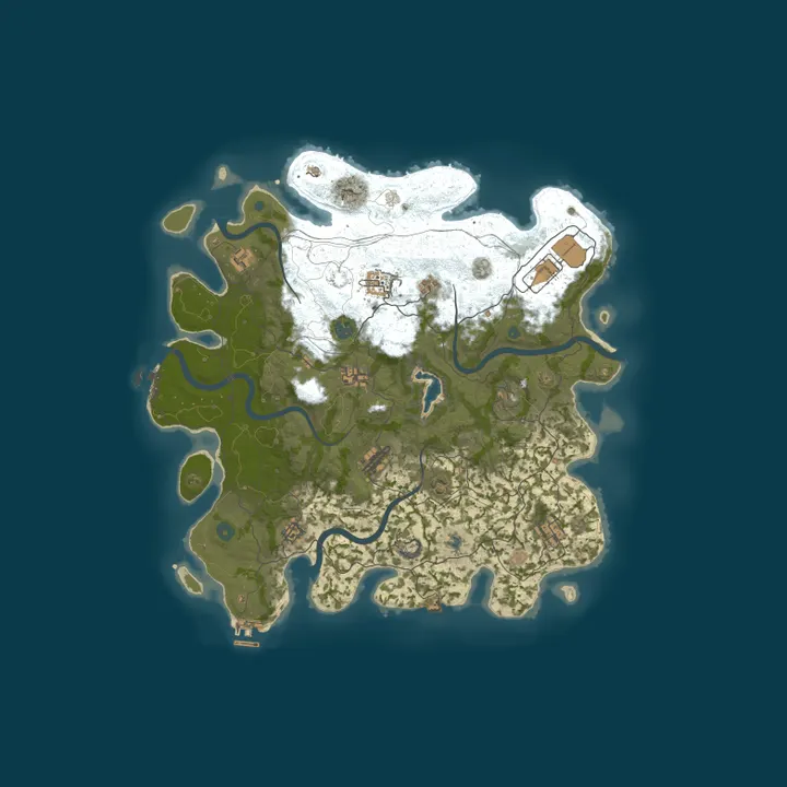 Map of Lowlands Rust | EU | NL-BE