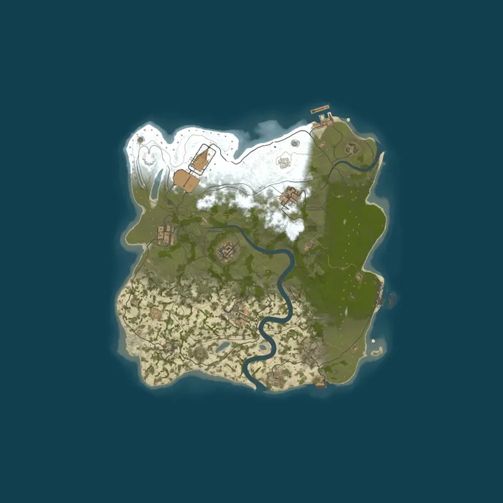 Map of [LATAM] Caramelo X2 Solo/Duo | 10/10 Full Wipe