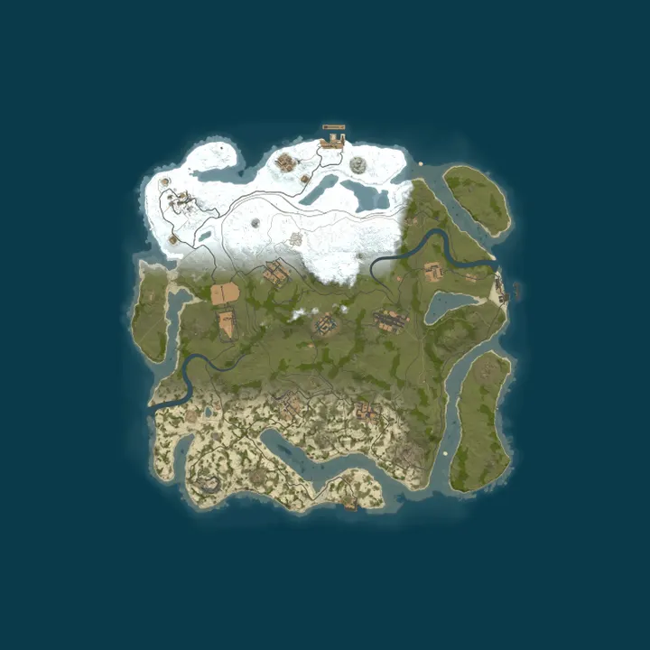 Map of [EU] HollowServers.co 3x Solo/Duo/Trio|LootX3|JUST FULLWIPED