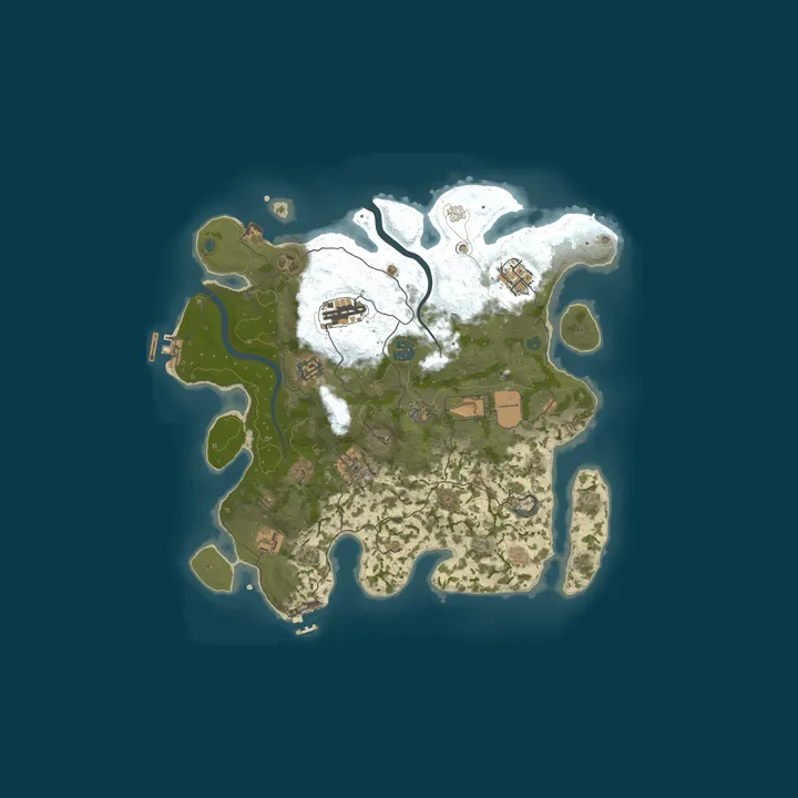 Map of Rust::Hosted by Altyn.Games