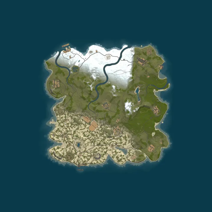 Map of BRUTAL RUST | x2 | Solo/Duo/trio/Quad