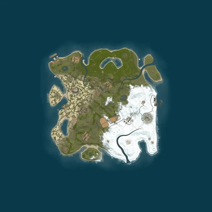 Map of LATAM FRONTIER | PVE x5 | MONUMENTOS PVP
