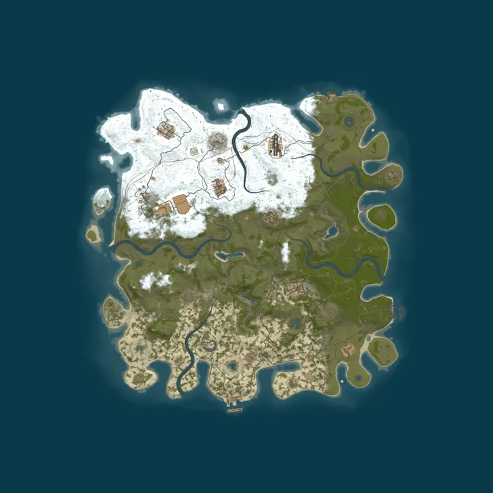 Map of Rusty Spoon PVE & PVP NO BP wipe (Low upkeep) All players welco