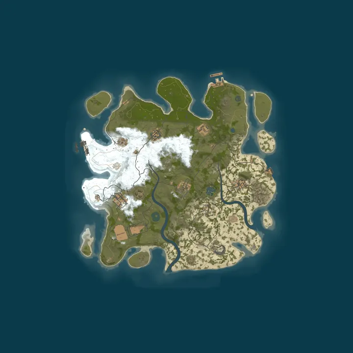 Map of [EU/CZ] RustyMind | 3x - Wiped 2/10 7 days ago
