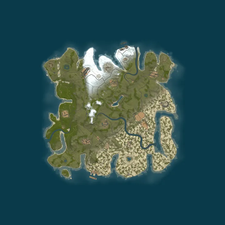 Map of Россия | Классика X2 | IMBA RUST 10.10