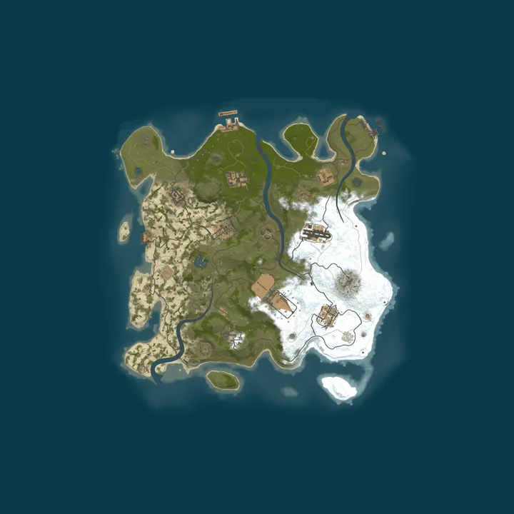 Map of [RU] RUSTCOLA #8 PVE/PVP X3/X5| ГЛОБАЛ ВАЙП 09.10