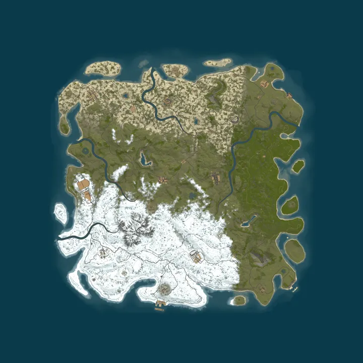 Map of Hosted by SurvivalHost.ORG