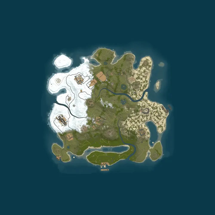 Map of BadRust X50| PVP| NoLimit| Топовые плагины