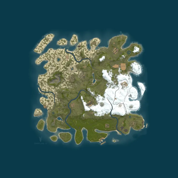 Map of Zombie Land 3x PVE | Raids | Skills | Events | Custom Maps
