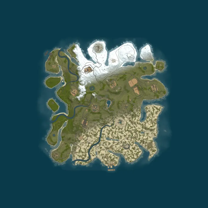Map of Для новичков | Классика X2 | IMBA RUST 13.10