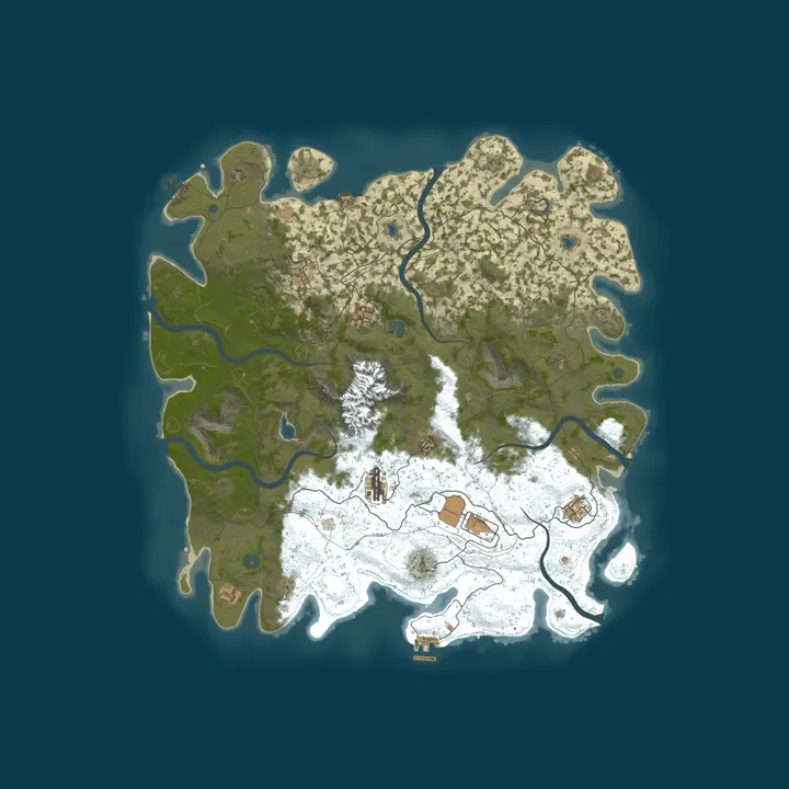 Map of Slayers fun server 8 x pve raide base and more