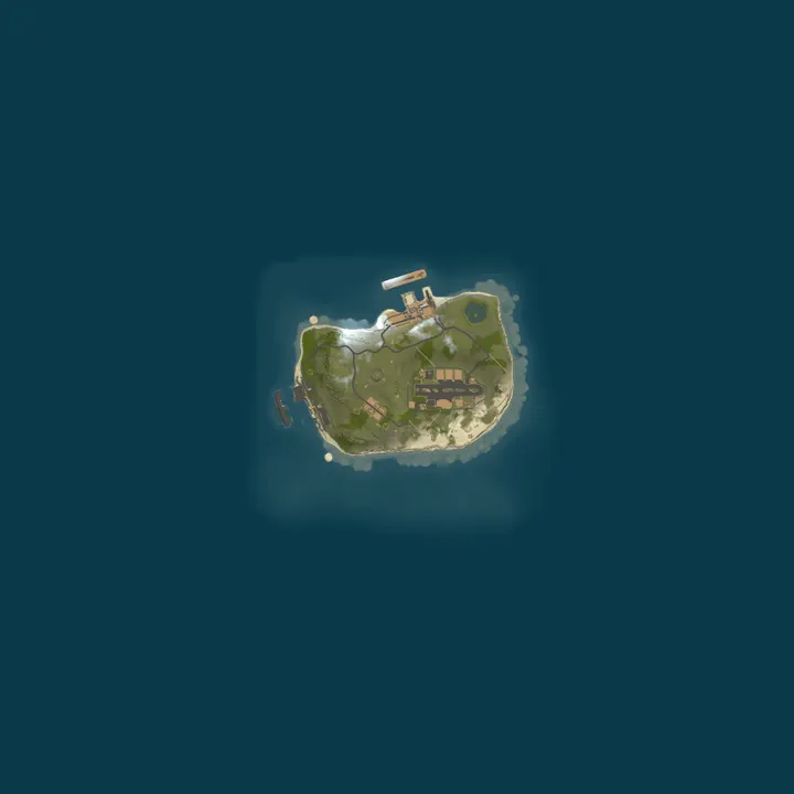 Map of Rust Cuba solo duo 2X