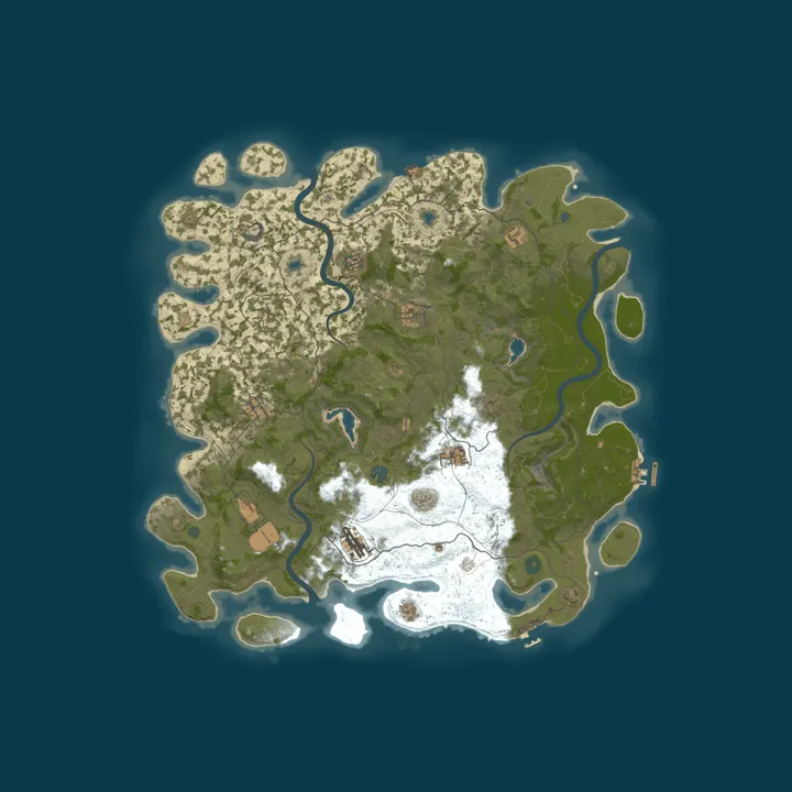 Map of DangerServer Ein neuer Host-Unlimited.de Rust Server